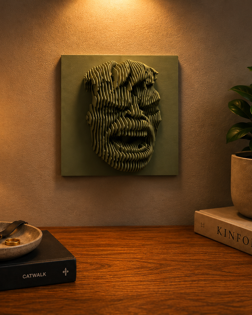 Layered wall art : THE HULK